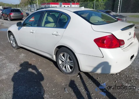 2013 Infiniti G37X from USA, damaged, VIN JN1CV6AR1DM762737